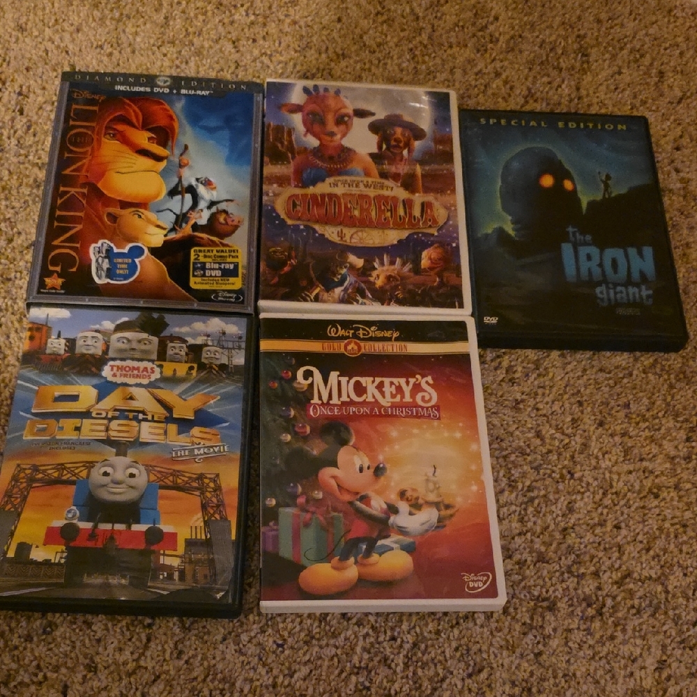 Disney and Animated Movie DVD Collection